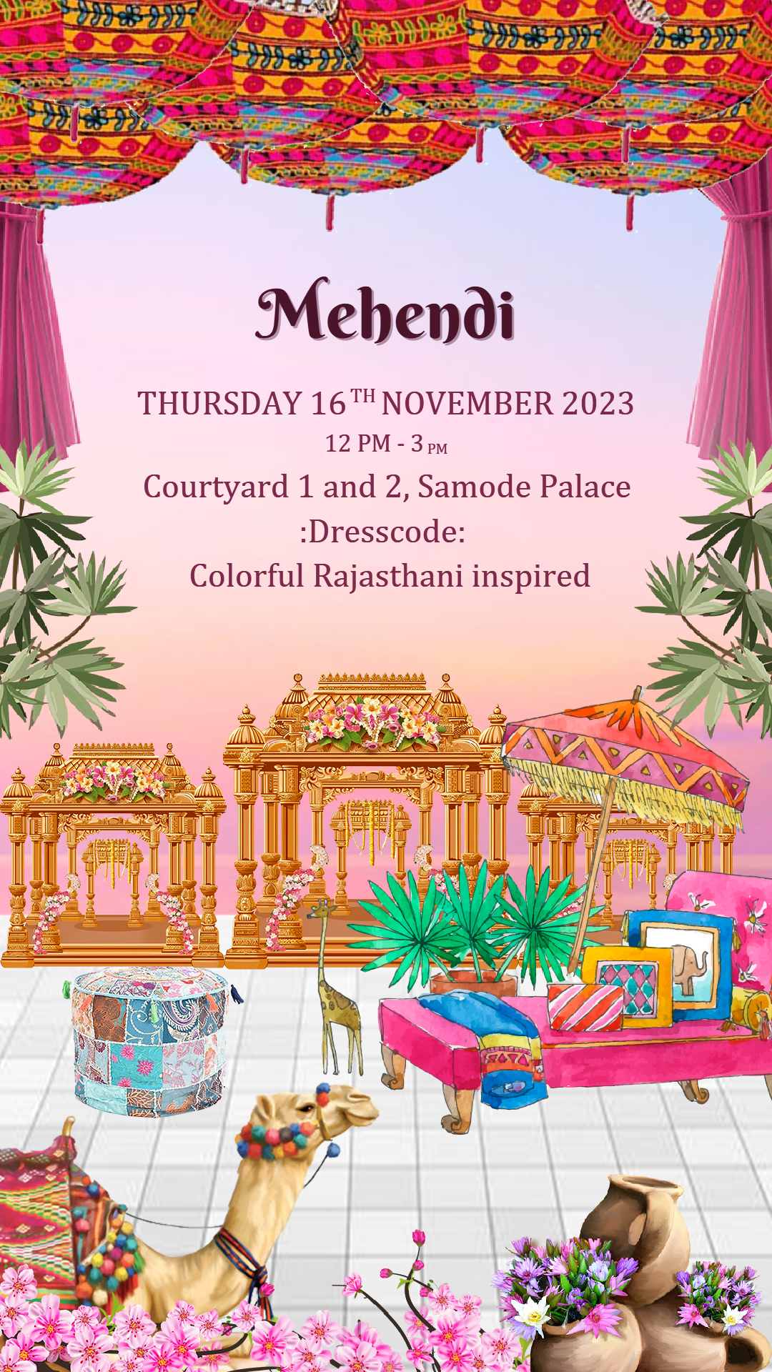 Mehndi Invite 1